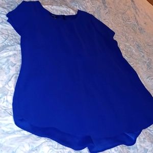 Alfani Cobalt Blue Blouse, Size 16